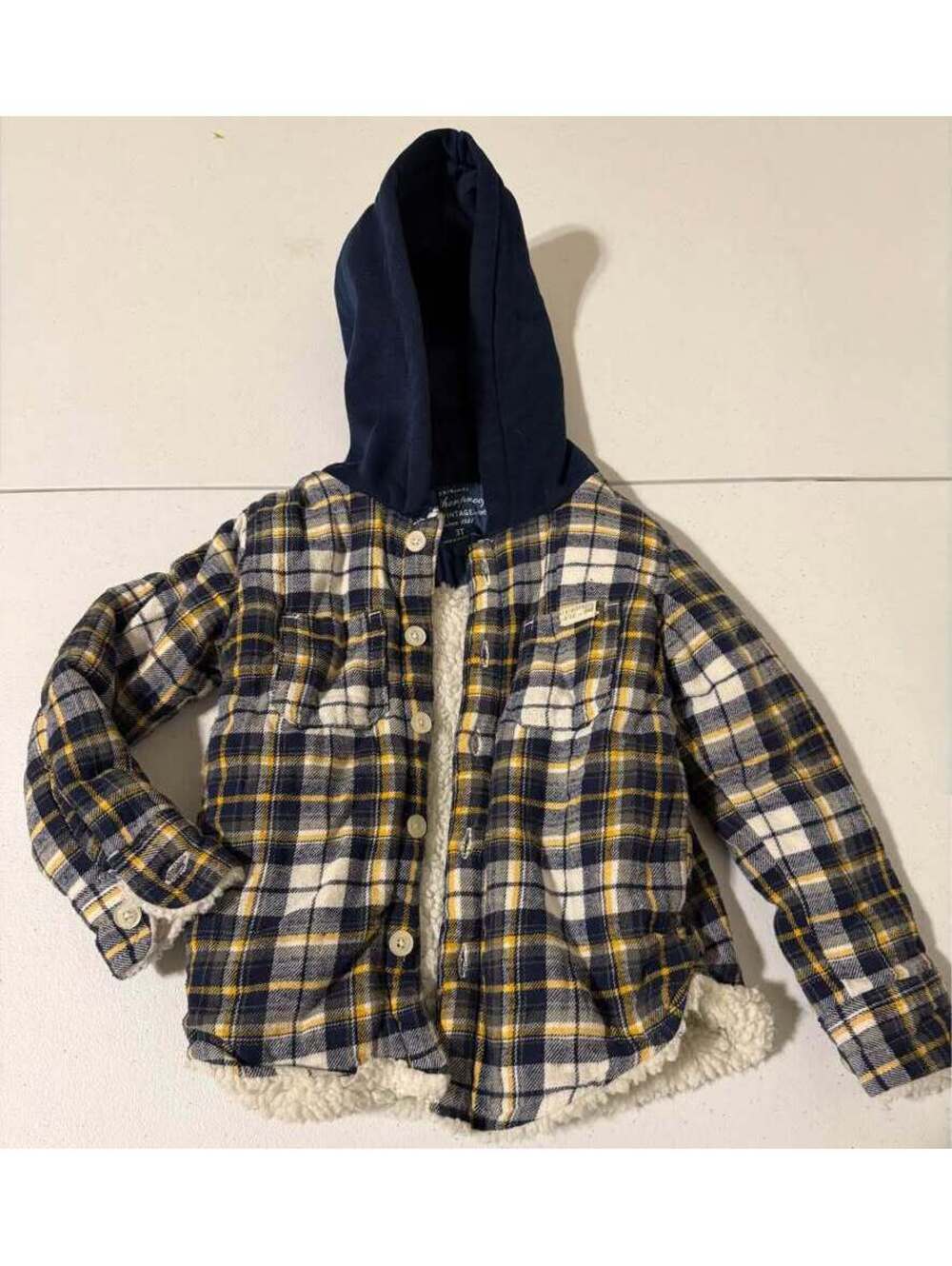 Weatherproof Vintage 3T Hooded Flannel Shirt Jacket